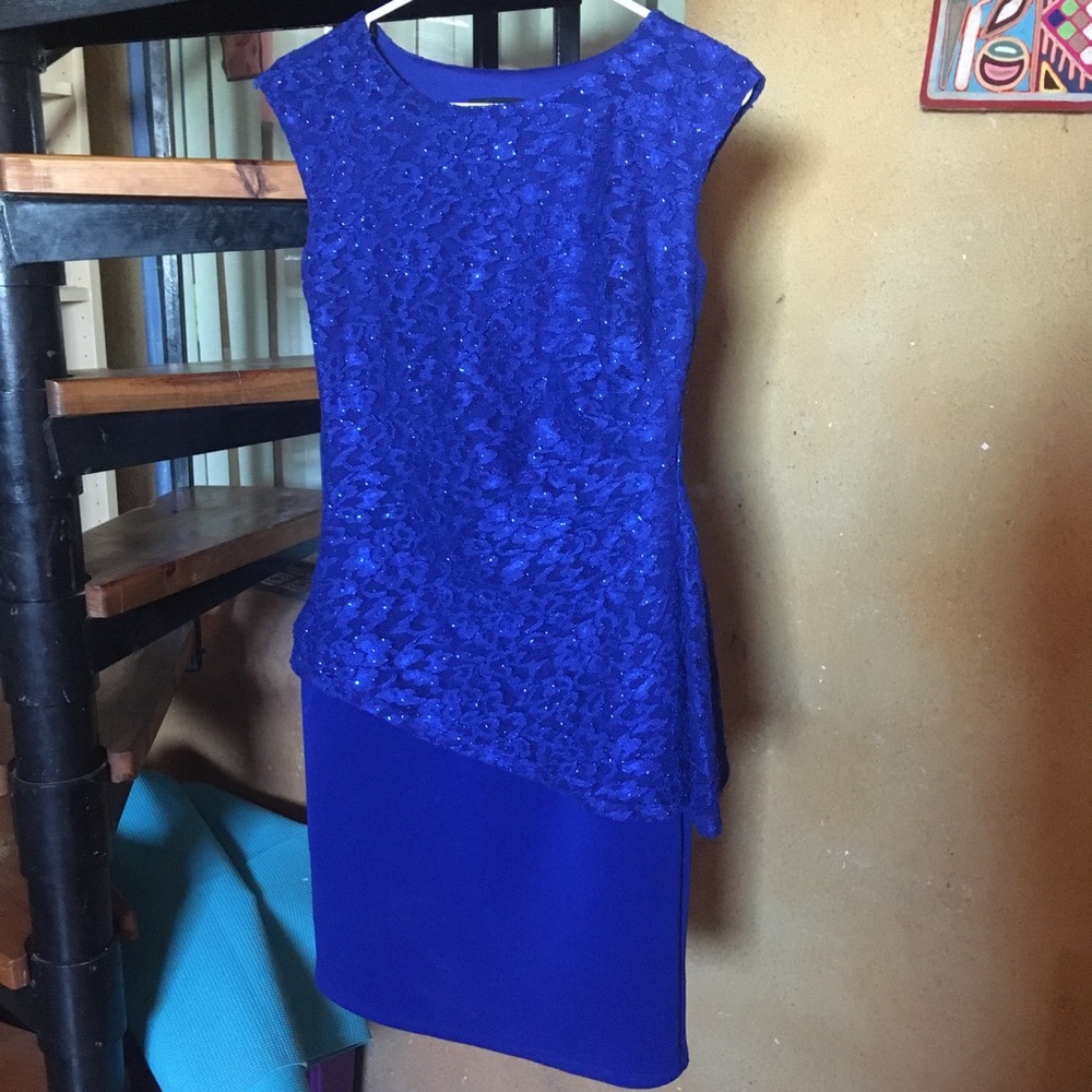 Enfocus Studio Glitter Cocktail Dress